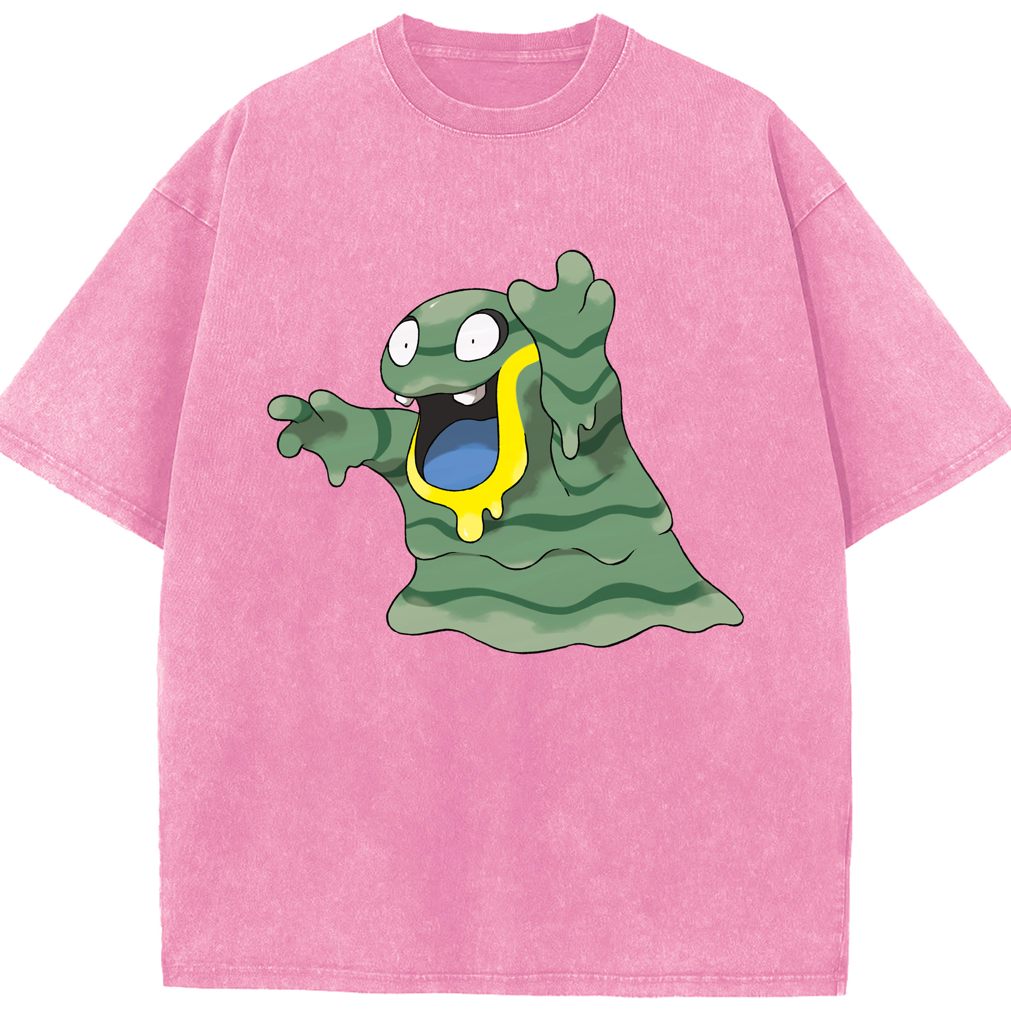 （画像用） ポケットモンスター Pokémon 綿100% ヴィンテージ風 半袖Tシャツ（フロントプリント）